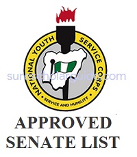 NYSC Senate List 2023 Batch A