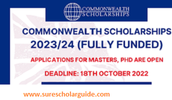 Commonwealth Master's and PhD Scholarship