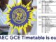 waec-gce-timetable