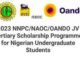 Apply Now for NNPC / NAOC / OANDO JV Scholarship